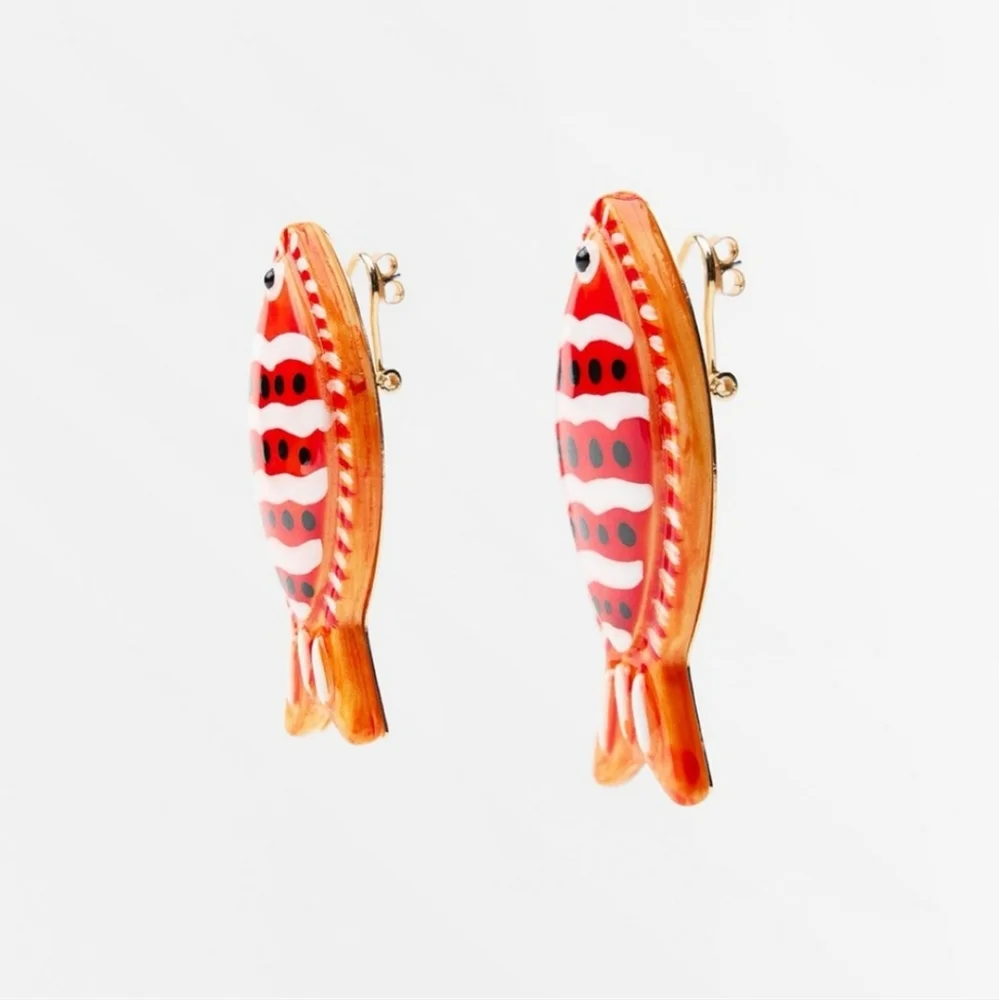 Zara Fish Earrings